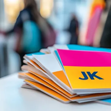 A table with leaflets