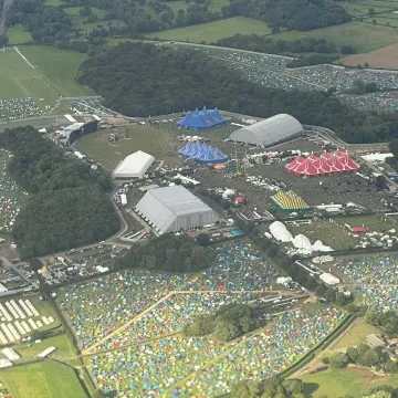 Creamfields Aerial View