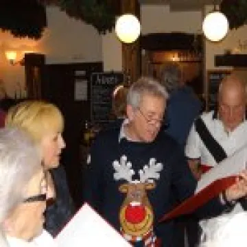 Christmas singalong with the Sing for Fun group