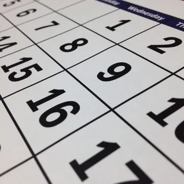 Calendar, date, time