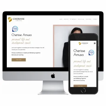 Desktop and mobile screenshots of the Manchester Counselling website