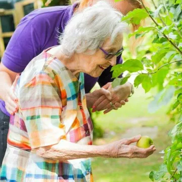 Ann in Her Garden (1)