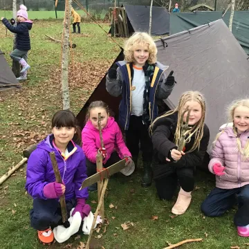 Forest school shelters