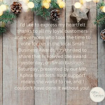 Carolyn Small Business Award 2024 A 4x3