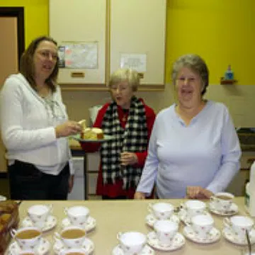 Providing tea and coffee