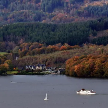 Windermere, steamers, nature, cumbria, england, vessel, lake, landscape, uk, lake district, britain, tourism
