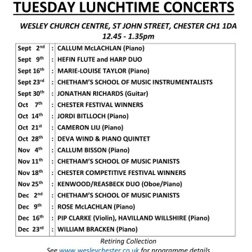 Poster Lunchtime Concerts Sept-Dec 2025