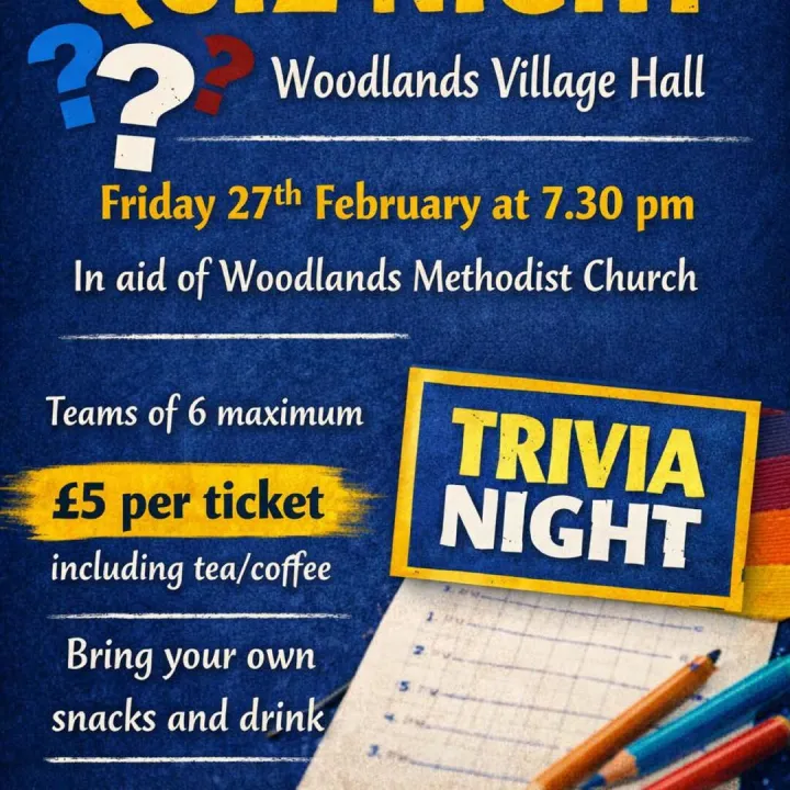 Woodlands Quiz Poster