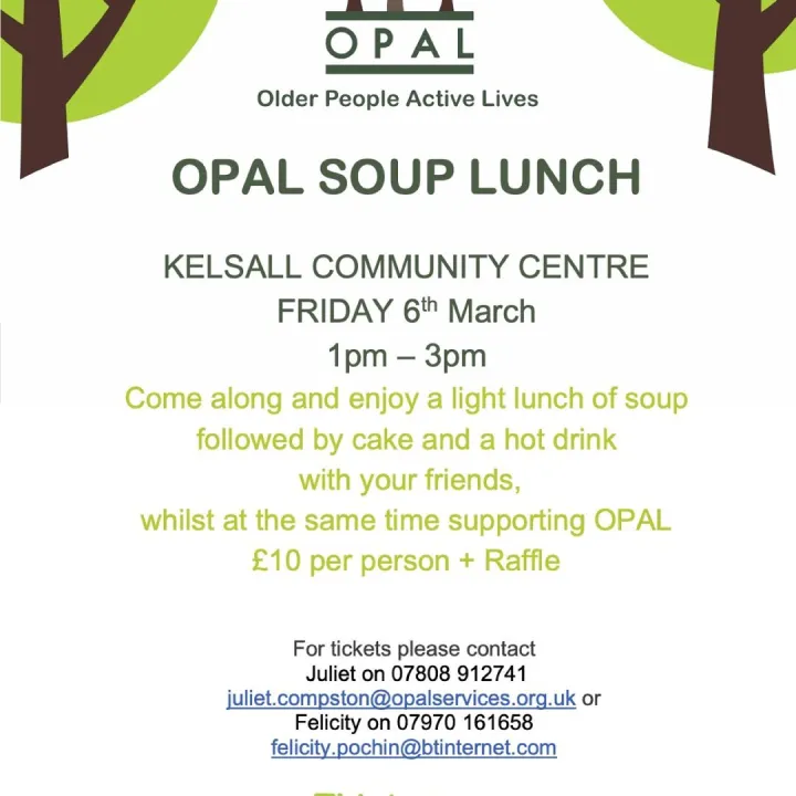 OPAL Soup Lunch Mar 26