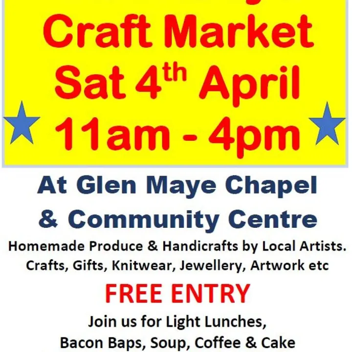 Glen Maye Craft Market 4th April 2026