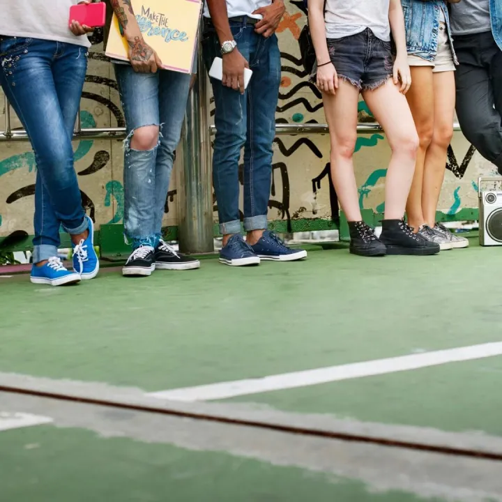 Teenagers Lifestyle Casual Culture Youth Style Concept