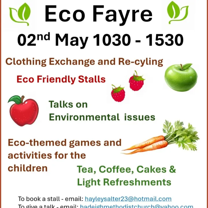 Hadleigh Eco Fayre 2nd May 2026