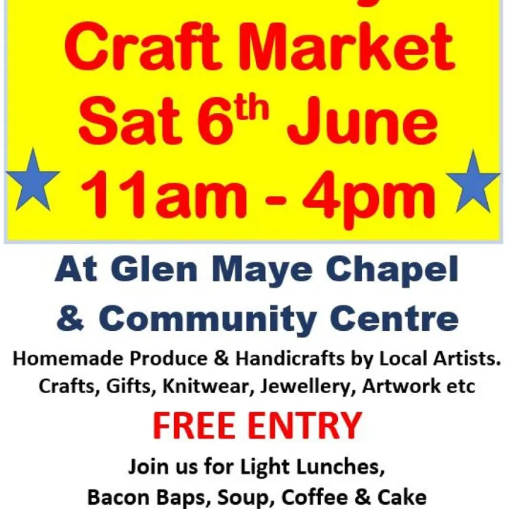 Glen Maye Chapel &ndash; Craft Market 6th June 2026