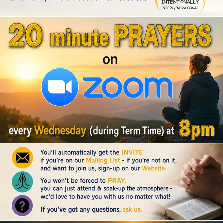 20 Minute Prayers On Zoom &ndash; May 26