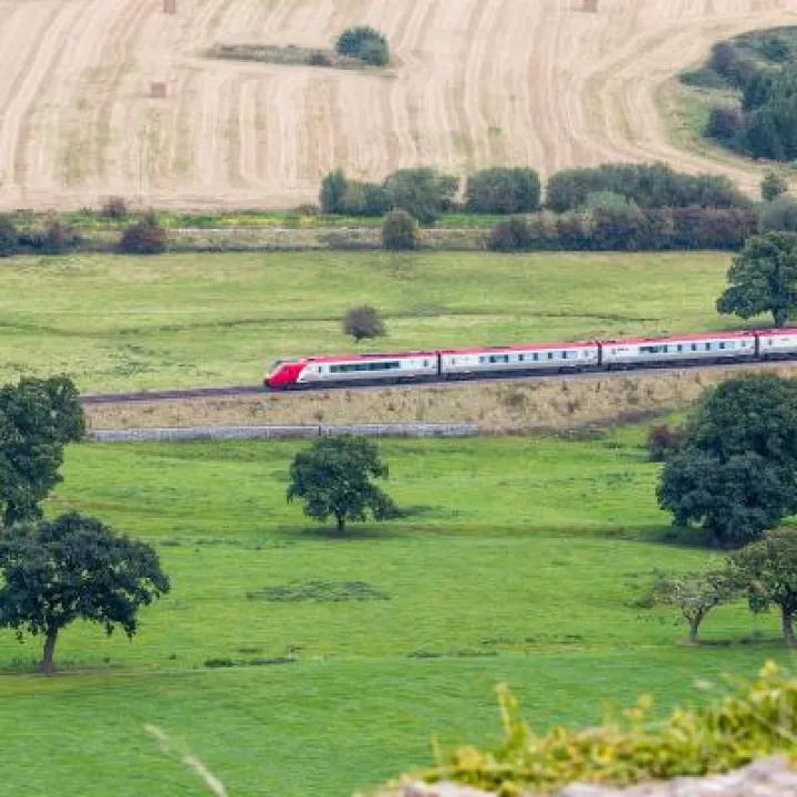 View from Beeston Castle in October 4