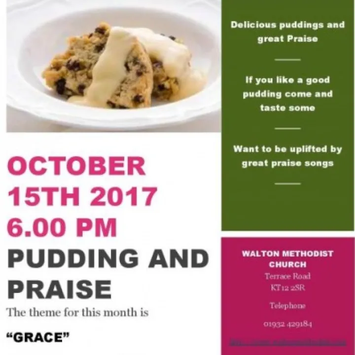 Walton Pudding and Praise October 15th 2017