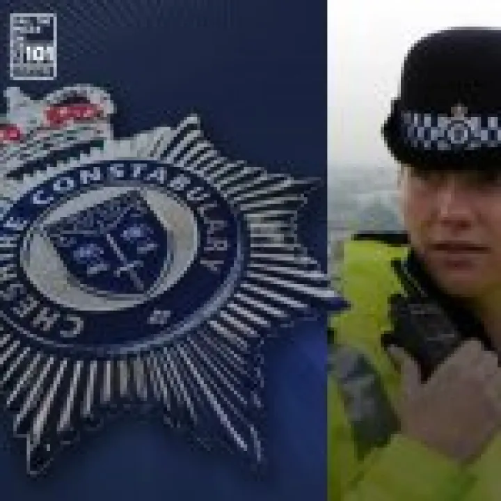 Cheshire Police badge sign