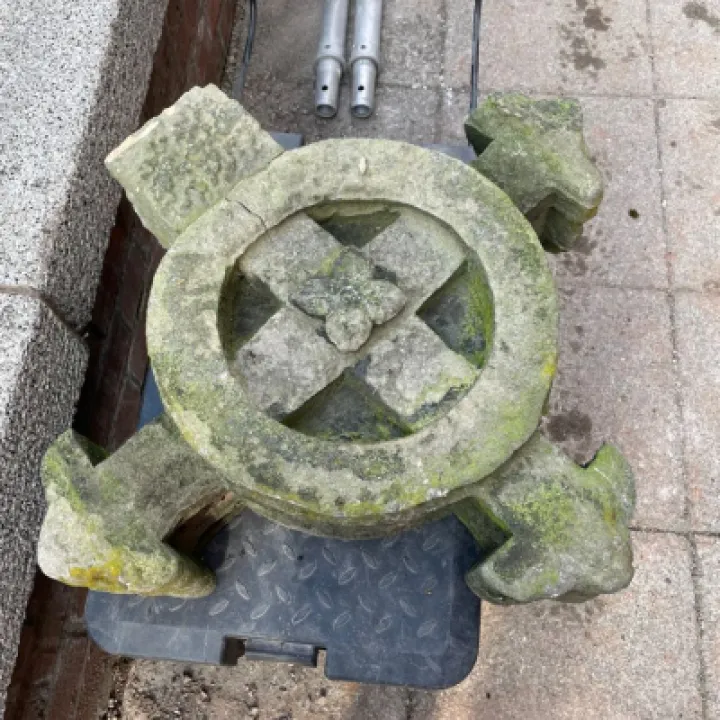 Old Cross removed