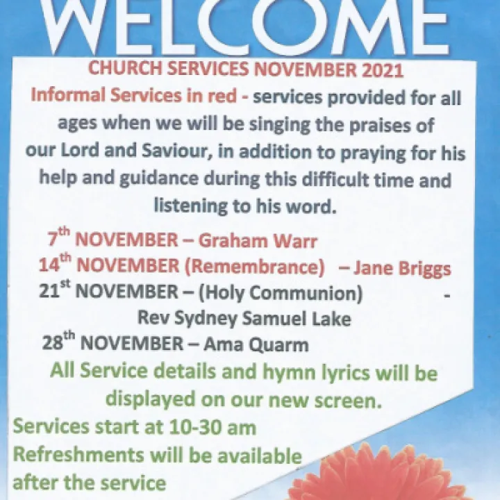 Services in November 2021