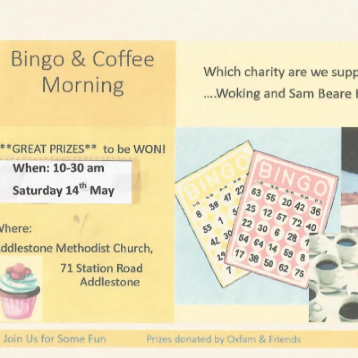 14 May Fun Bingo Coffee Morning