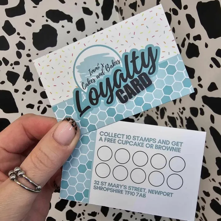 Immi's Cakes and Bakes – loyalty card
