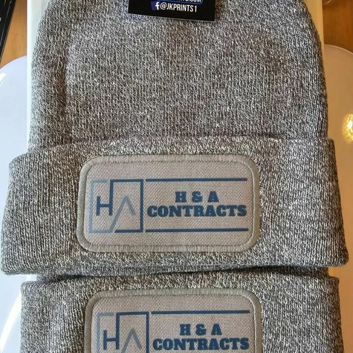 H&a Contracts Beanie Hats With Dtf Printing