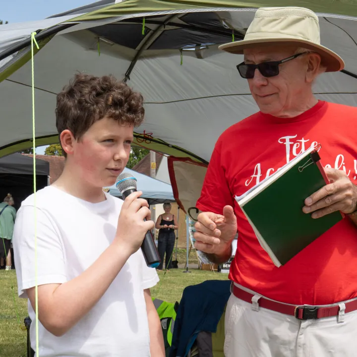 Benji Chivers Opening the Fete