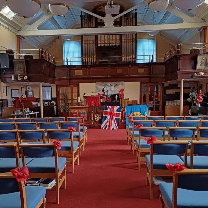 Remembrance Sunday At Halmer End Methodist Church_