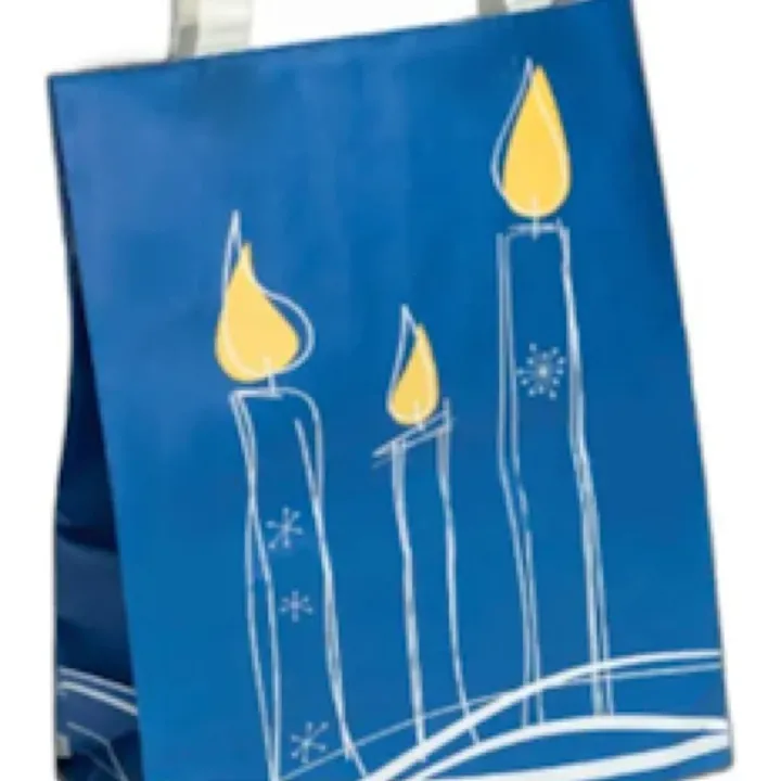Blue_christmas_candle_tape_handle_bags_22x10x28cm_