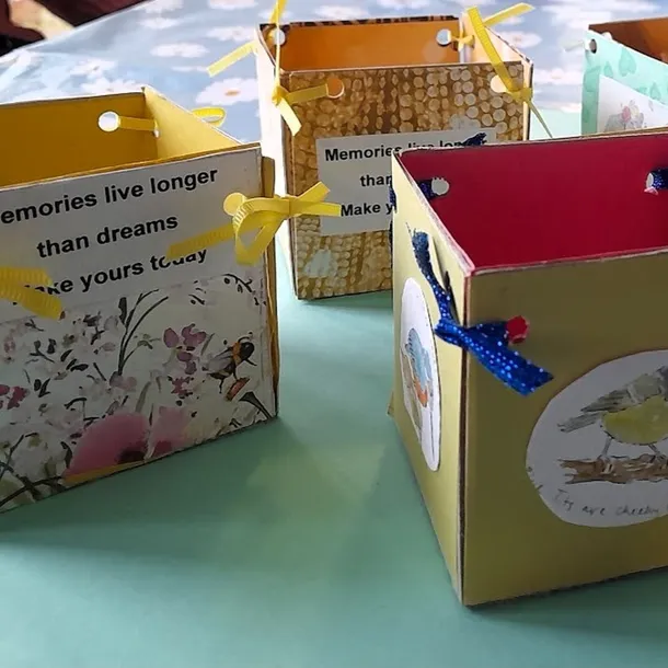 Little Boxes of Joy Made by Friendly Faces group in 2026
