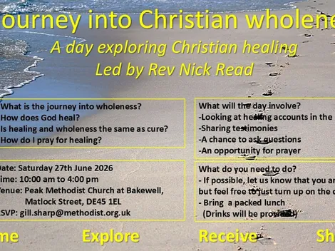 Publicity For Journey Into Healing Bakewell 26b