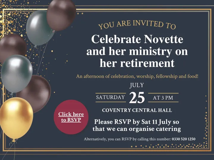 Revd Novette Headley – Celebration of Ministry & R
