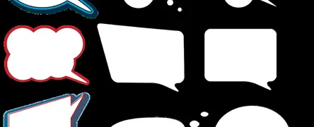 Balloons, thoughtless blow, comic, to speak