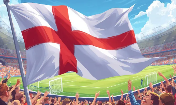 England Football Flag Cartoon (1)