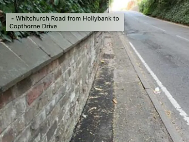 Whitchurch Road from Hollybank