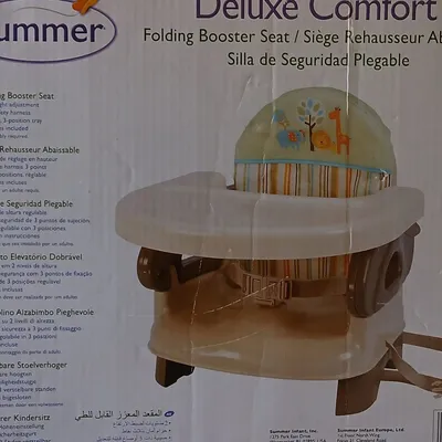 Items for sale
– Summer Infant Deluxe Comfort Folding Booster Seat £10