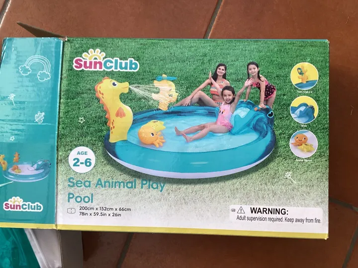 Items for sale
– Childs swimming pool 10