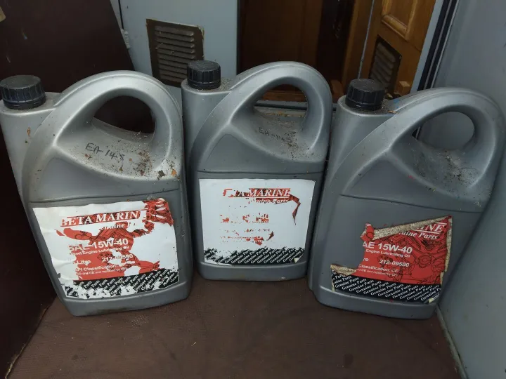 Items for sale &ndash; Marine engine oil for Beta 43 &pound;50