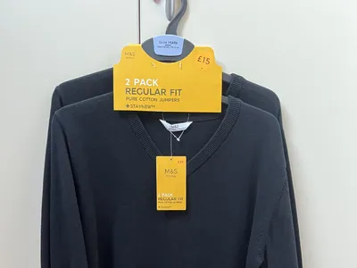 Items for sale &ndash; 2x black school jumpers BNWT 10