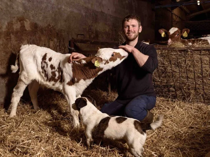 Bryce Cunningham Organic Dairy Farmer