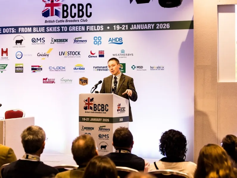 Jonathan Chapman presenting at the conference