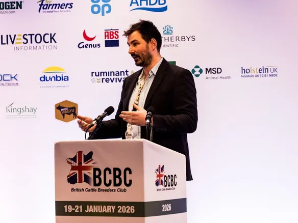 Keith Gue speaking at the conference
