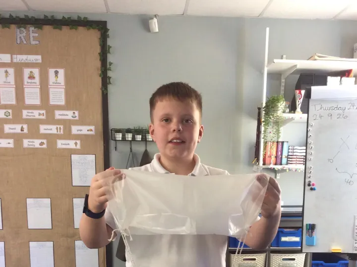 Parachute science experiment
