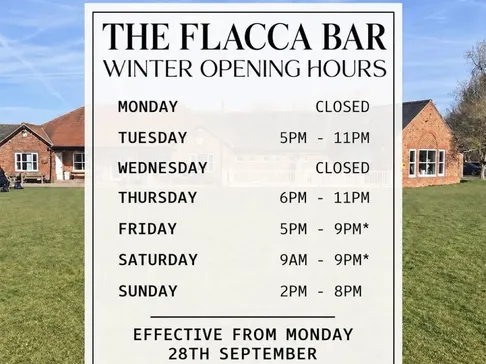 Flacca Opening Times