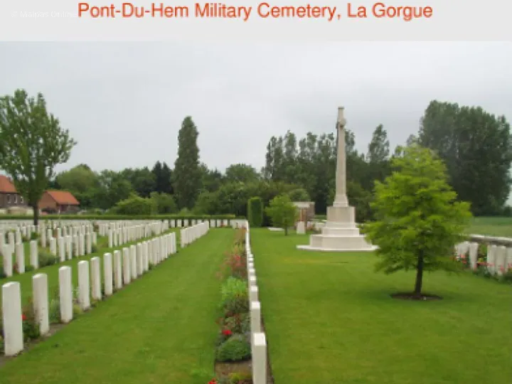 Pont-Du-Hem Military Cemetery