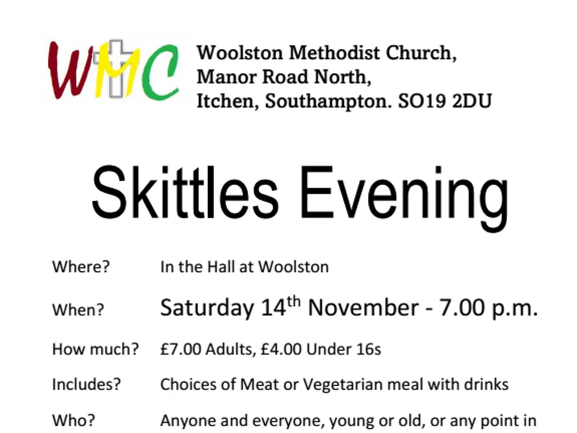 Skittles &ndash; Circuit &ndash; Poster &ndash;  14th November -
