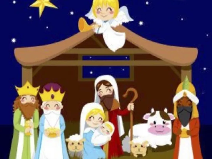 Messy nativity pic