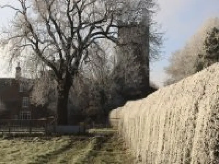 St Andrews in frost