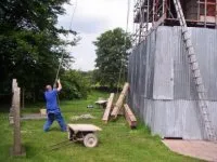 Church tower repairs 2006