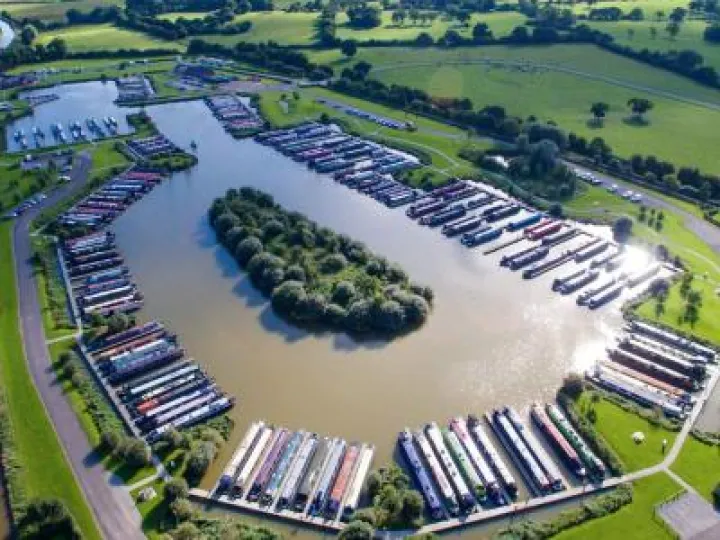 Overwater marina